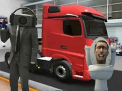Hra Truck Simulator Skibidi Toilet