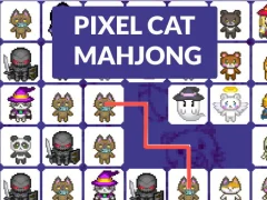Hra Pixel cat mahjong