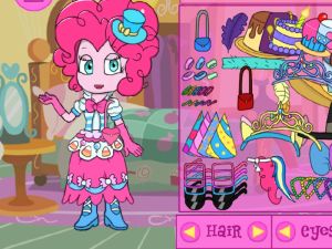 Hra Moje malé poníkové dívky z Equestrie: Pinky Outfits