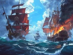 Hra Pirátské lodě: Stroy and Fight