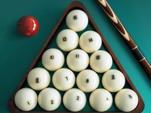 Hra Billiard 3D: ruská pyramida