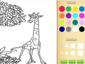 Hra Omalování knih pro děti: Animal Jungle