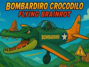 Hra Létající bombardor krokodýl