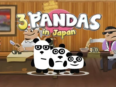 Hra 3 Pandas In Japan HTML5
