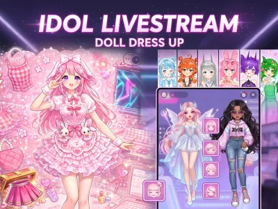 Hra Idol Livestream: Doll Dress Up