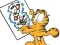 Hra Garfield connects the dots