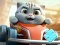Hra Jigsaw Puzzle: Cat Racing Driver