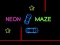 Hra Neon Car Maze