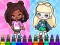 Hra Coloring Book: Aha World Sporty Girl