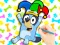Hra Coloring Book: Clown Bluey