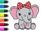 Hra Coloring Book: Elephant
