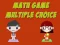 Hra Math Game Multiple Choice
