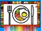 Hra Color and Decorate Dinner Plate