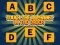 Hra Touch The Alphabet In The Oder