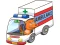 Hra Cartoon Ambulance Puzzle