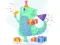 Hra Dino Party Jigsaw