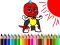 Hra Back To School: Mask Boy Coloring