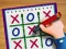 Hra Tic Tac Toe Paper Note II