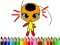 Hra Back To School: Dotted Girl Coloring