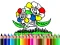 Hra Back to School: Flowers Coloring