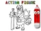 Hra Back To School: Action Figure Coloring