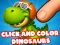 Hra Click And Colors Dinosaurs