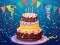 Hra Birthday cake puzzle