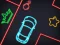 Hra Neon Car Puzzle
