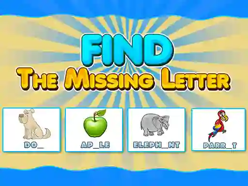 Hra Find The Missing Letter