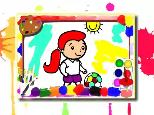 Hra Football Coloring Book