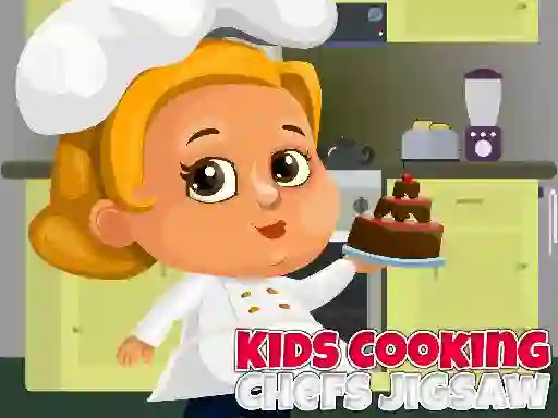 Hra Kids Cooking Chefs Jigsaw
