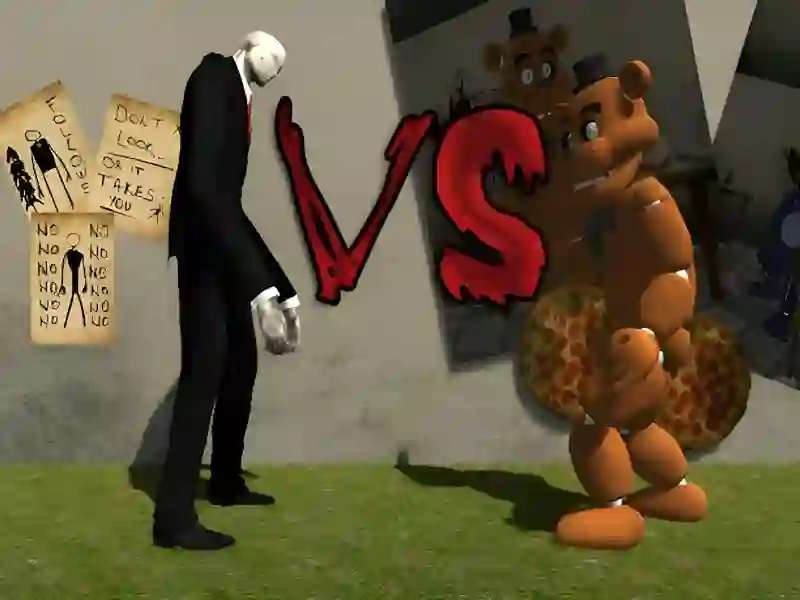 Hra Slenderman vs Freddy Fazbear