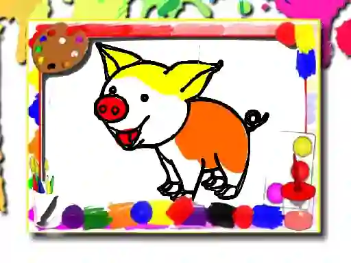 Hra Pigs Coloring Book