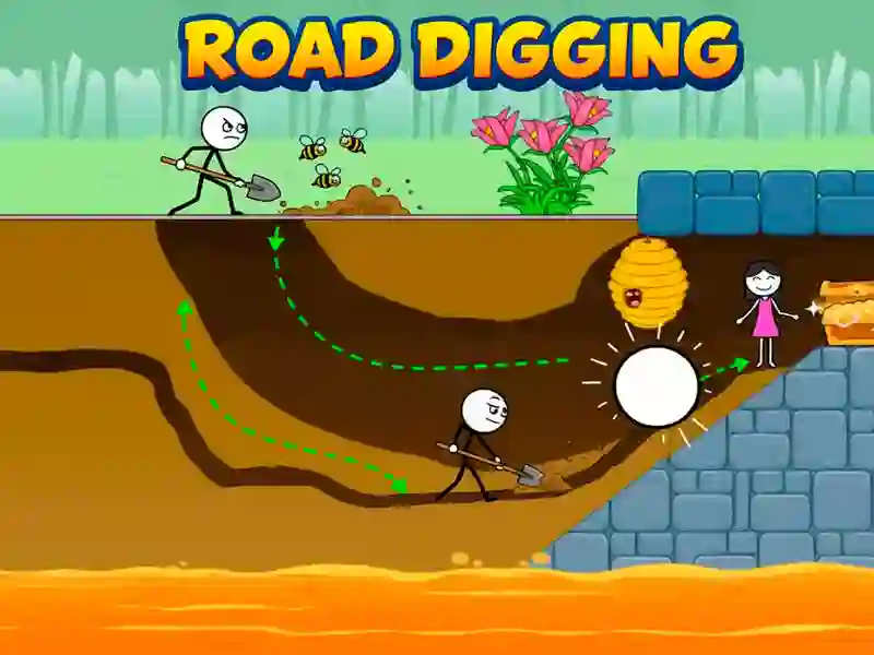Hra Road Digging