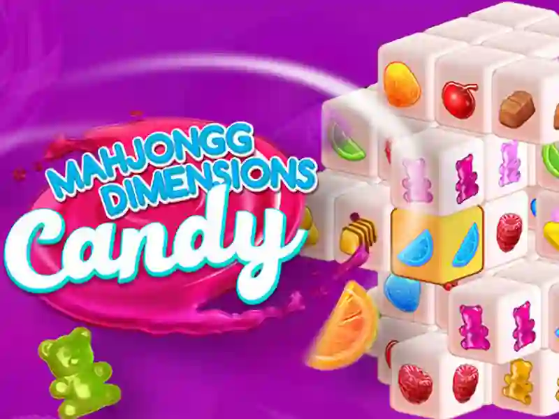 Hra Candy 3D Mahjong