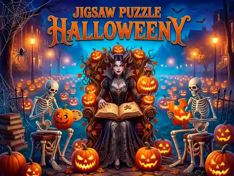 Hra Jigsaw Puzzle Halloweeny