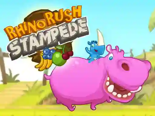 Hra Rhino Rush Stampede