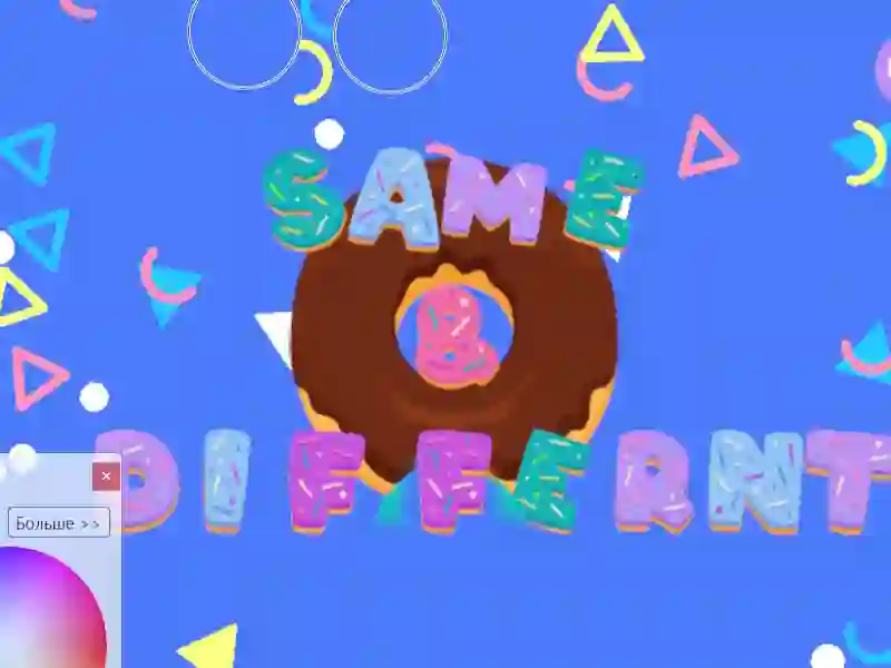 Hra Same & Different Donut