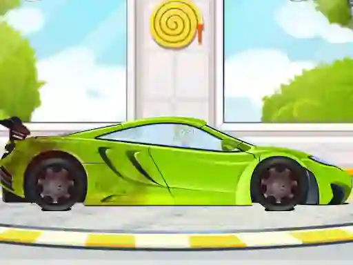 Hra Sports Car Wash 2D