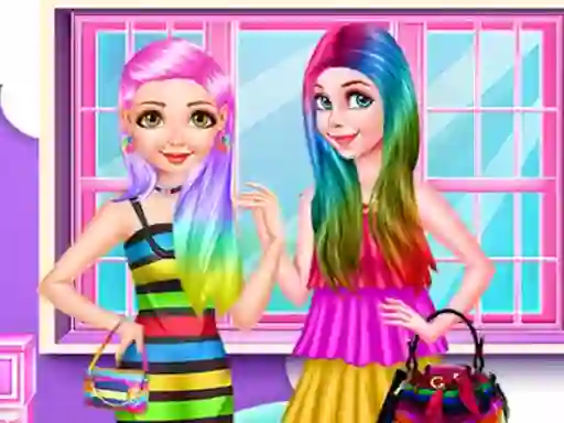 Hra Princess Rainbow Look
