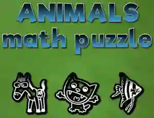 Hra Animals Math Puzzles
