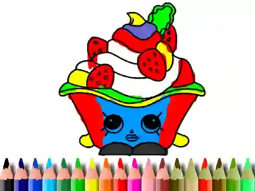Hra Back To School: Cake Coloring Book