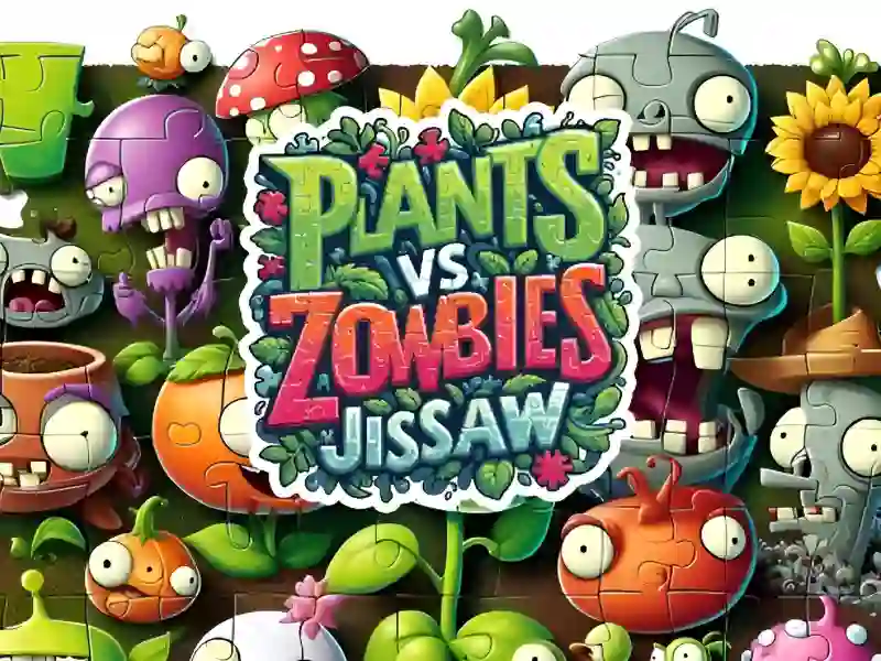 Hra Plants vs Zombies Jigsaw