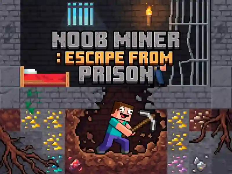 Hra Noob Miner: Escape From Prison