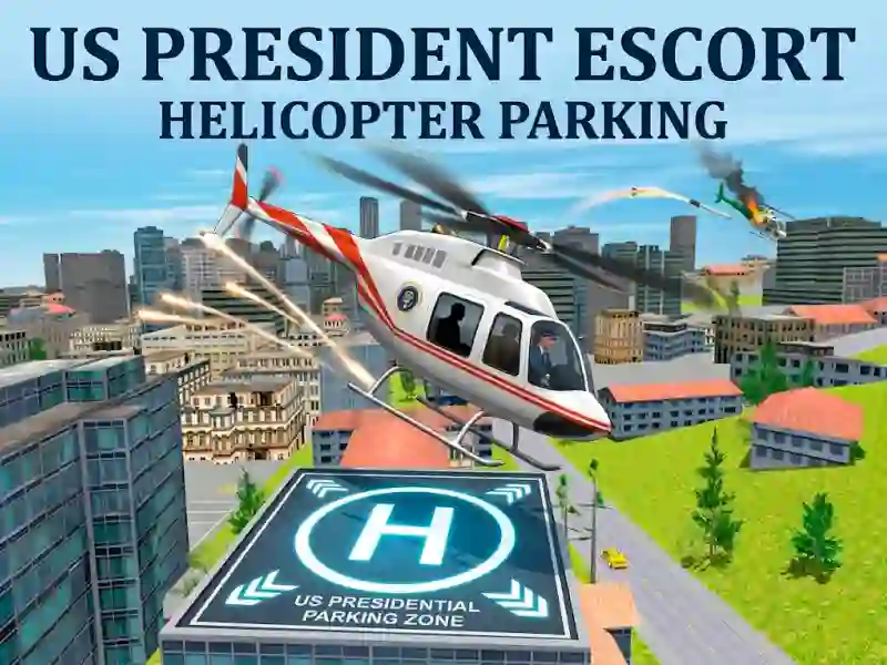 Hra US President Escort Helicopter Parking