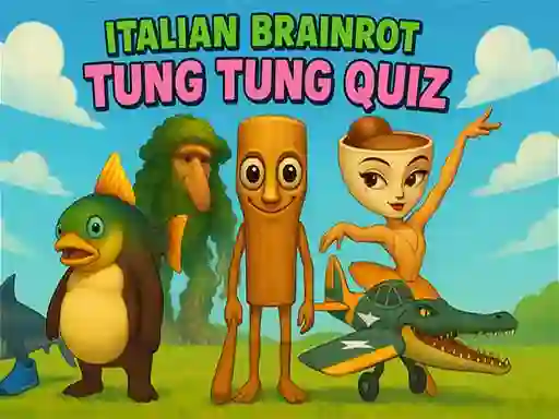 Hra Italian Brainrot tung Tung Quiz