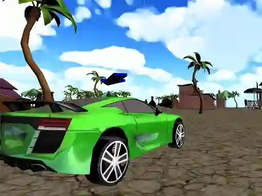 Hra Xtreme Beach Car Racing