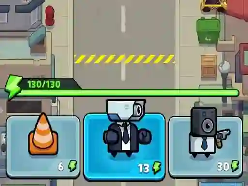 Hra Toilet fight Police vs zombie