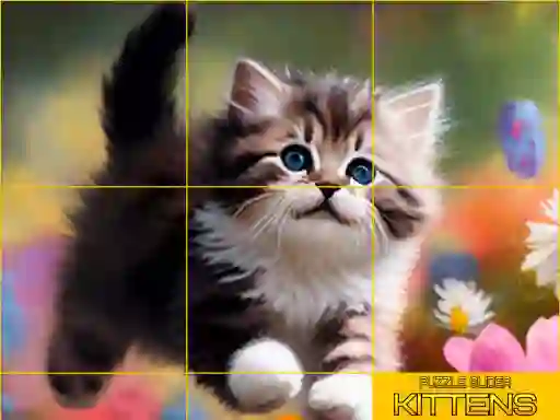 Hra Puzzle Sliding Kittens