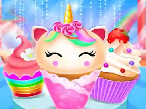 Hra Unicorn Mermaid Cupcake Cooking Design